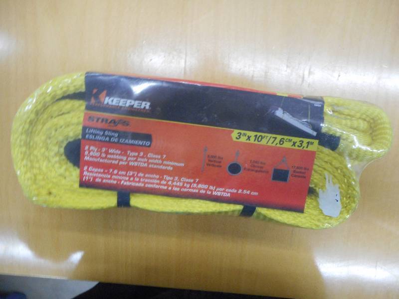Unused Keeper 3x10 Lifting Sling ...