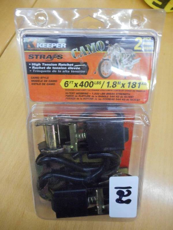 Unused Keeper 2-Pack Of 6x400# Rat...