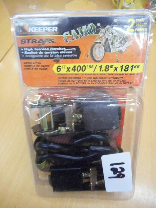 Unused Keeper 2-Pack Of 6x400# Rat...