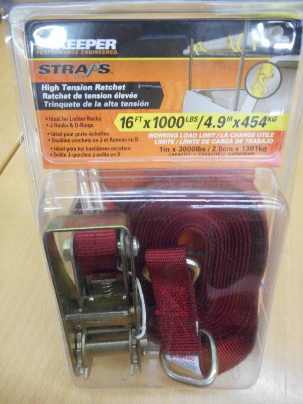 Unused Keeper 16x1000# Ratchet Str...