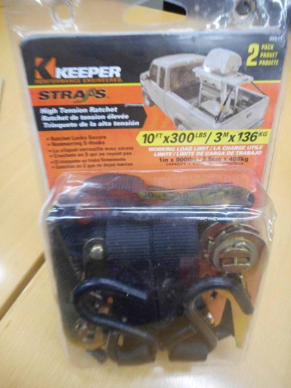 Unused Keeper 2-Pack Of 10x300# Ra...