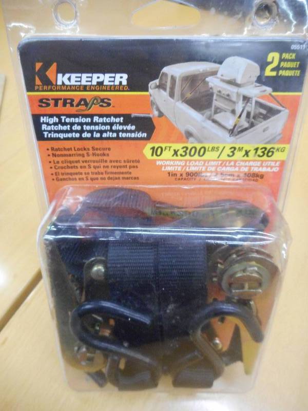 Unused Keeper 2-Pack Of 10x300# Ra...