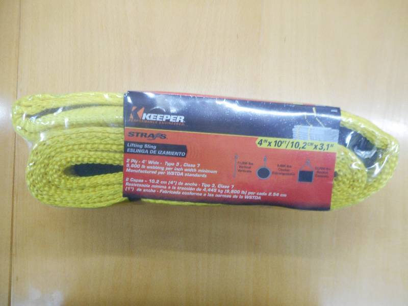 Unused Keeper 4x10 Lifting Sling ...