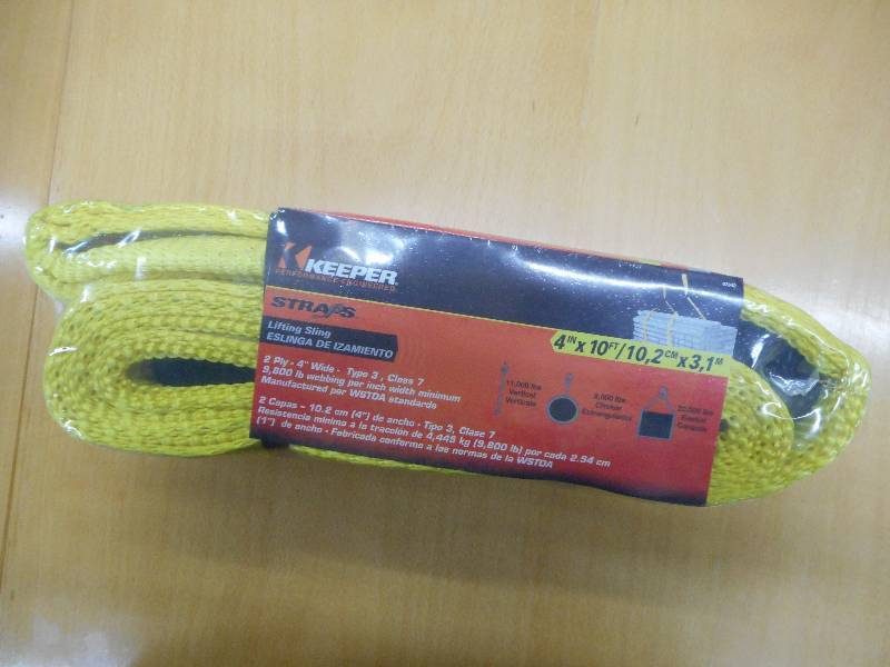 Unused Keeper 4x10 Lifting Sling ...