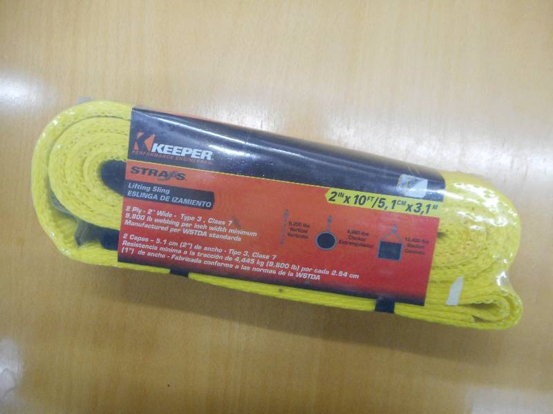 Unused Keeper 2x20 Lifting Sling ...