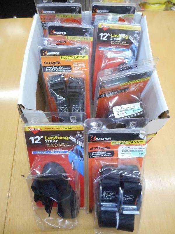 (8) Unused Packs Of Keeper Lashing ...
