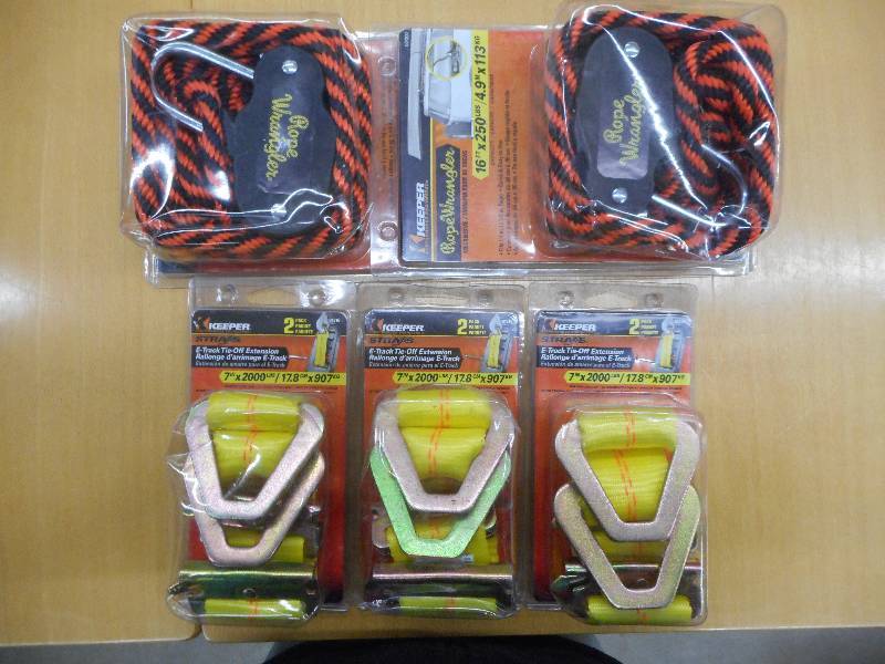 Lot Of Unused Keeper E-Track Straps...