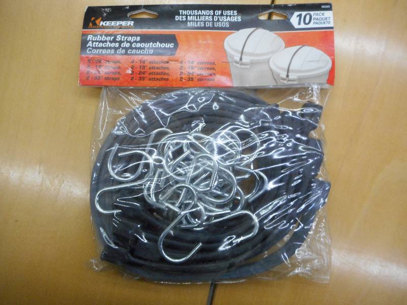 Unused 10-Pack Of Assorted Rubber S...