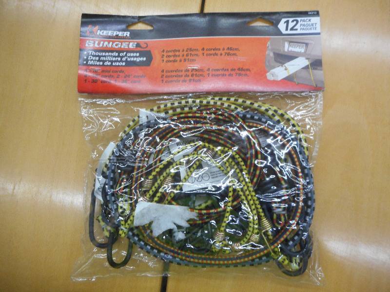 Unused 12-Pack Of Assorted Bungee S...