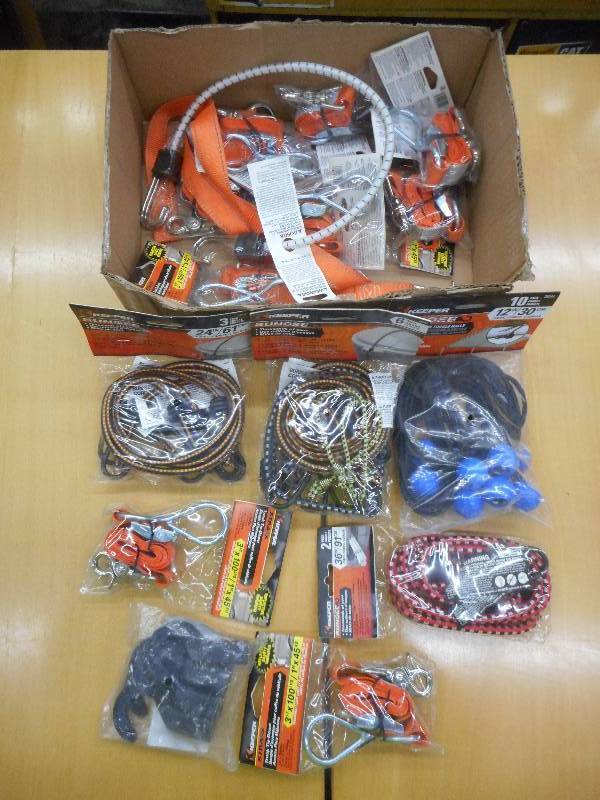 Box Of Unused Assorted Bungee Strap...