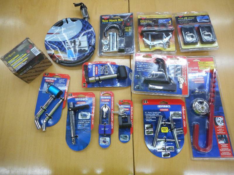 Box Of Misc Unused Straps, Lock Ca...