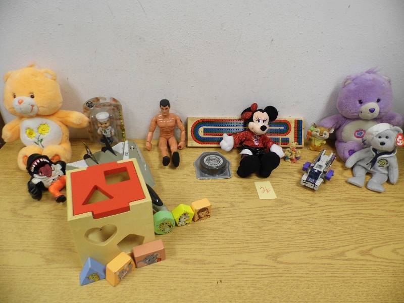 Cribbage Board and Toys