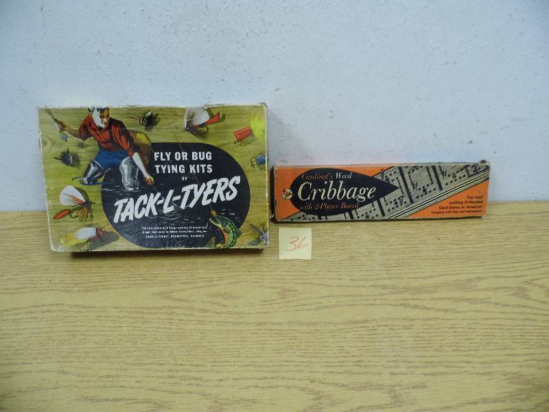 Cribbage Board & Fly Tying Kits