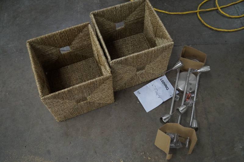 Light FixtureWicker Boxes