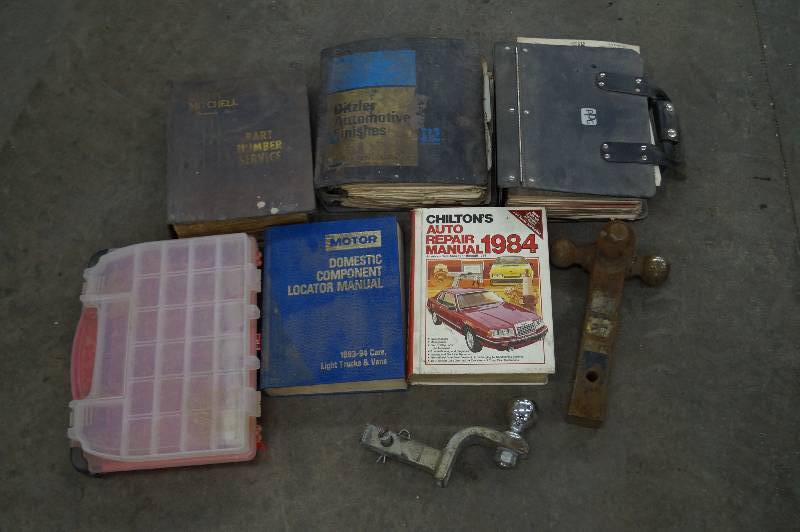 Car Manuals, Hitches, Toolbox