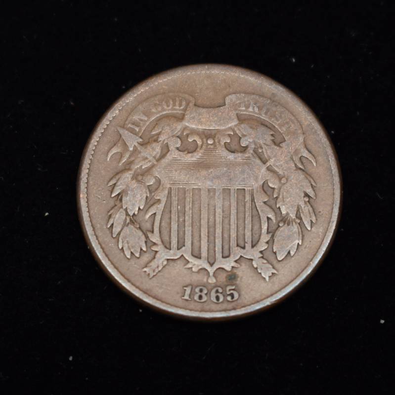 1865 Two Cent Piece