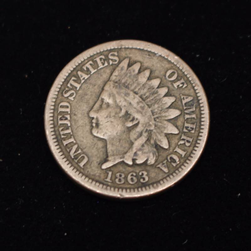 1863 Indian Head Penny