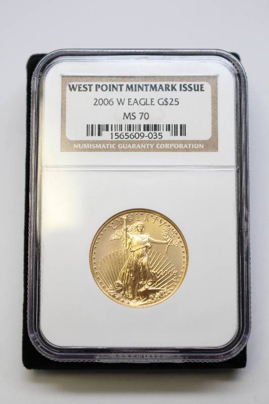 2006-W Gold Eagle  $25 NGC MS70