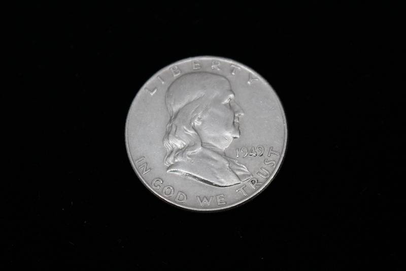 1949 Franklin Half Dollar XF Condition