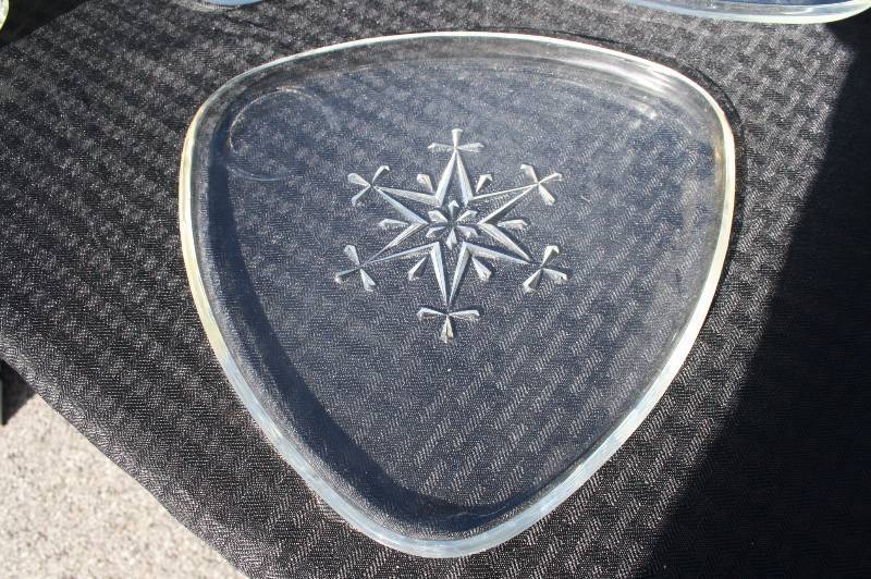 Snowflake Crystal triangle plates