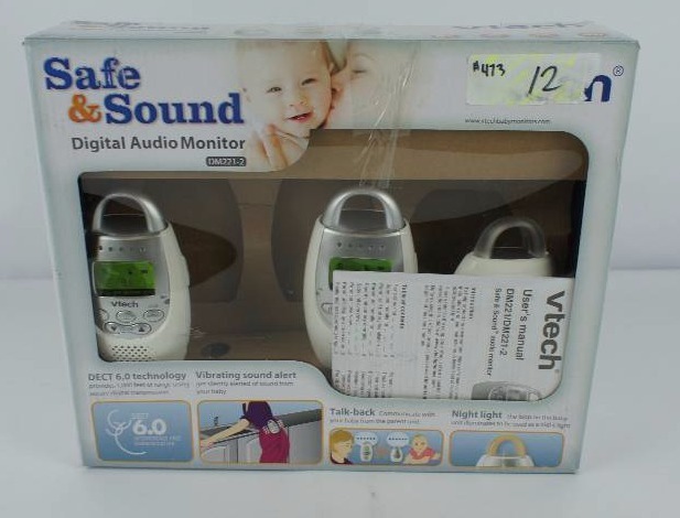 VTech DM221-2 Safe & Sound Digital Audio Baby Monitor with Two Parent Units