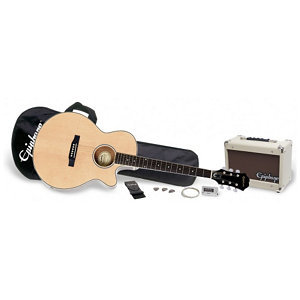 lot 12 image: Epiphone Cutaway Acoustic-Electric Guitar Kit