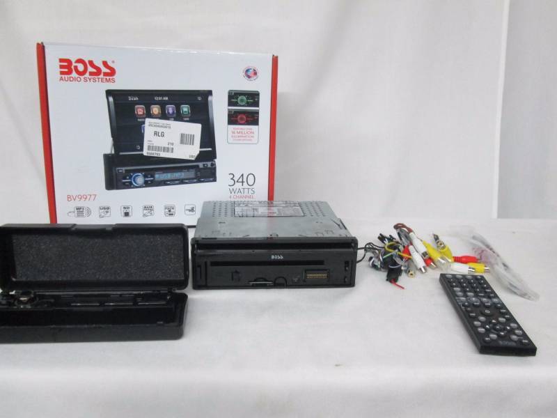 lot 32 image: Boss DVD Multimedia Car Stereo w 7 Touch Screen