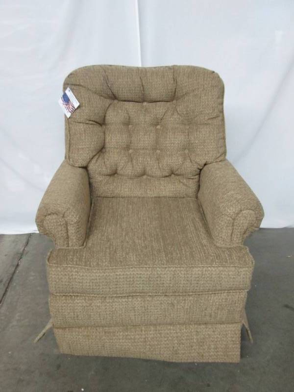 lot 33 image: Button-Back Swivel Rocker