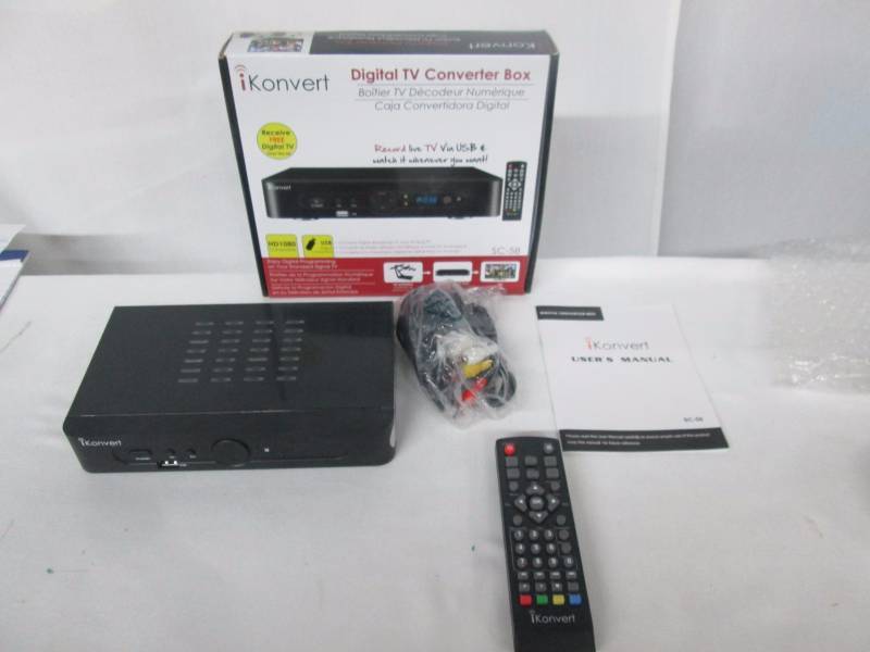 lot 74 image: iKonvert TV Converter Box