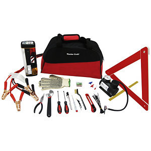 lot 79 image: Master Craft 50-pc. Emergency Roadside Kit