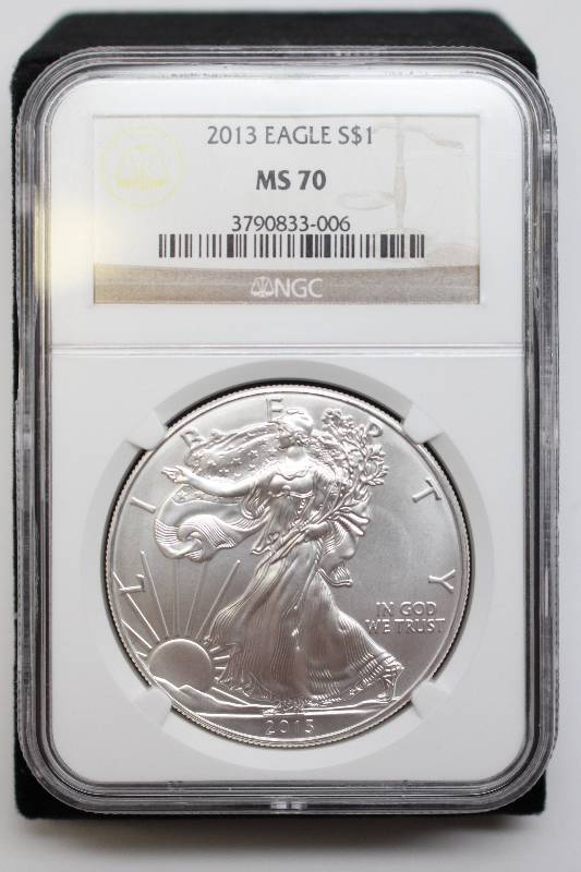 2013 Silver American Eagle NGC MS70