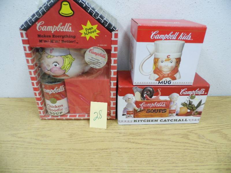 lot 28 image: Campbells Soup - Mugs, CatchAll, Mug