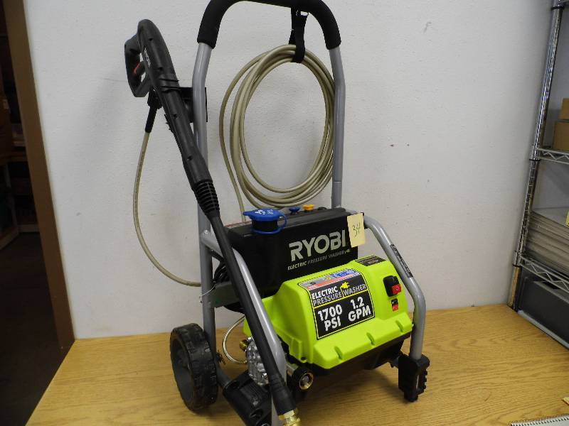 lot 34 image: Ryobi Pressure Washer