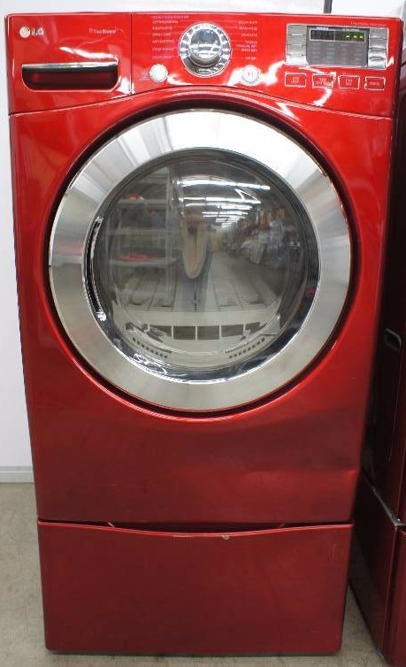 lot 10 image: LG Gas Dryer - Model # (DLGX3371R)