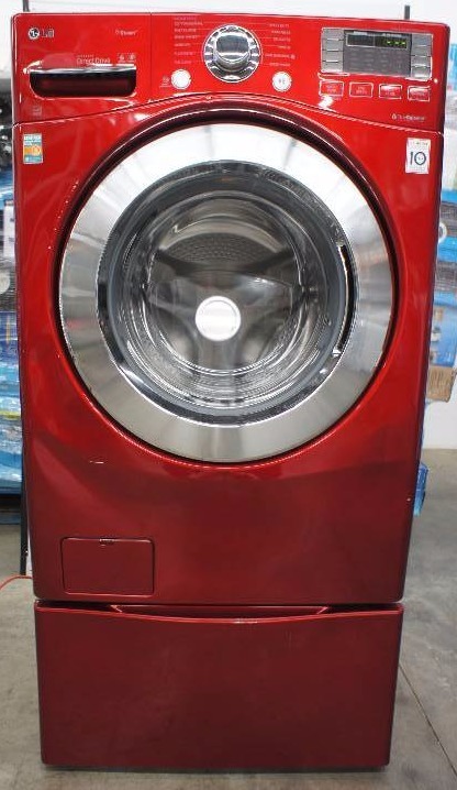 lot 9 image: LG Washer - Model # (WM3070HRA)