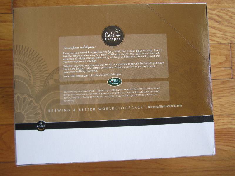 Caf Escapes Keurig k-cup milk cho...