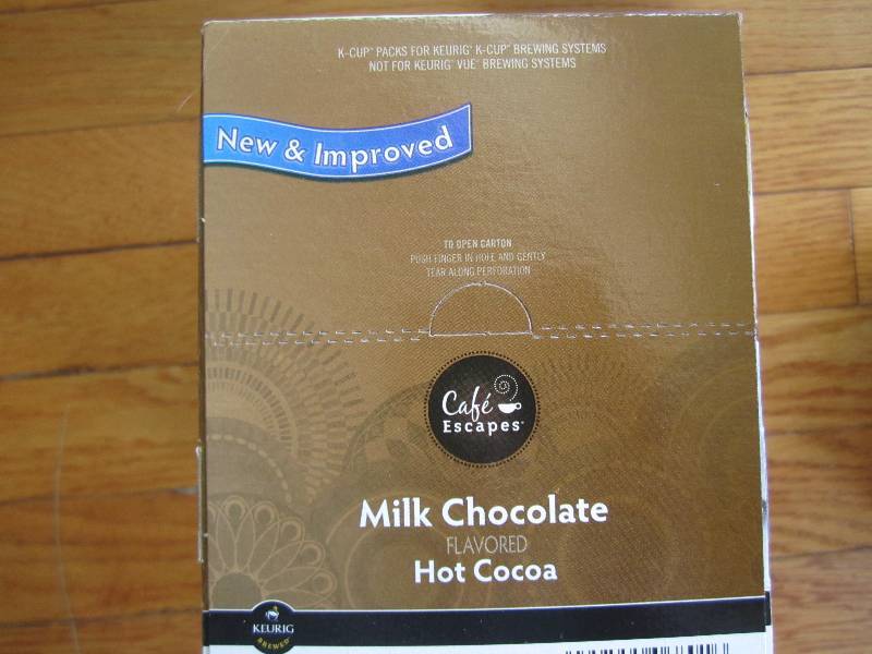 Caf Escapes Keurig k-cup milk cho...