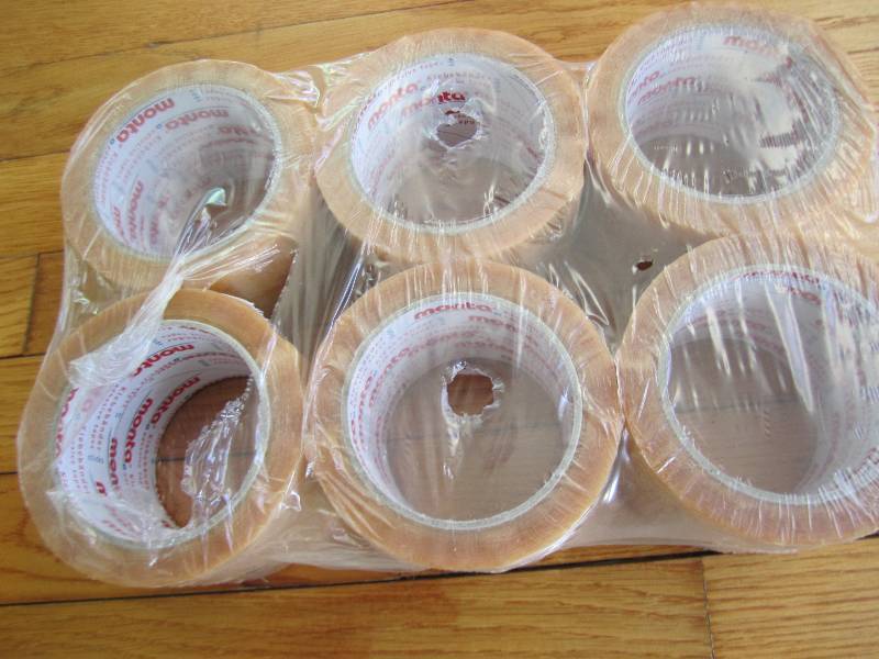 Lot of 6 rolls heavy duty packing t...