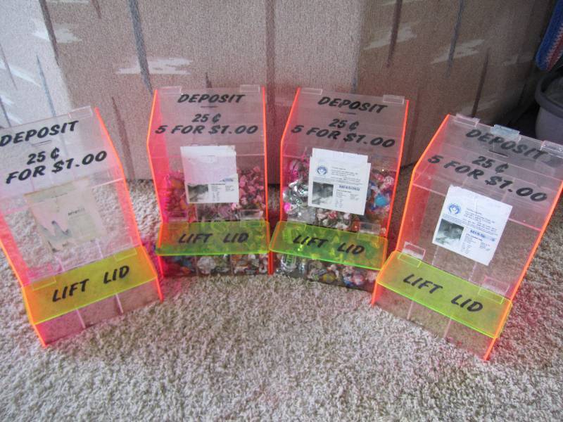 Lot of 4 free will donation candy d...