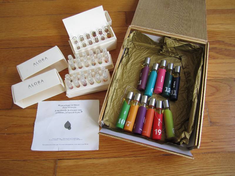 Lot of essential oils for various b...