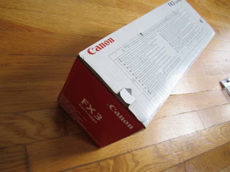 Canon FX3 toner cartridge, new unop...