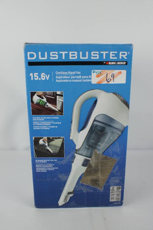 BlackDecker Dustbuster 15.6-Volt Cordless Cyclonic Hand Vacuum