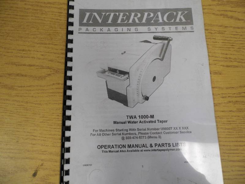 Interpack Manual Taper