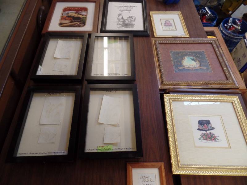 Shadow Box and Picture Frames