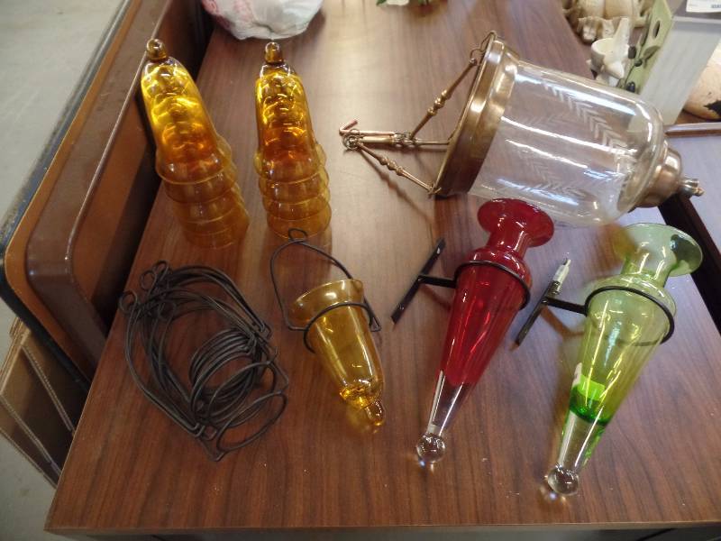 Mounted Glass Sconces