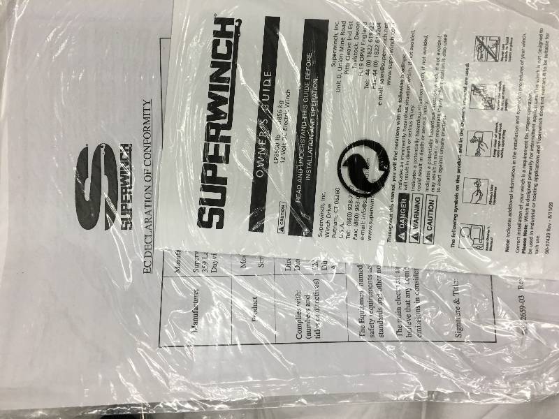 Superwinch 4x4, 8500-lb Utility Winch retail $449
