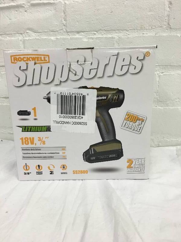 Rockwell ShopSeries 18-Volt Lithium-Ion Drill