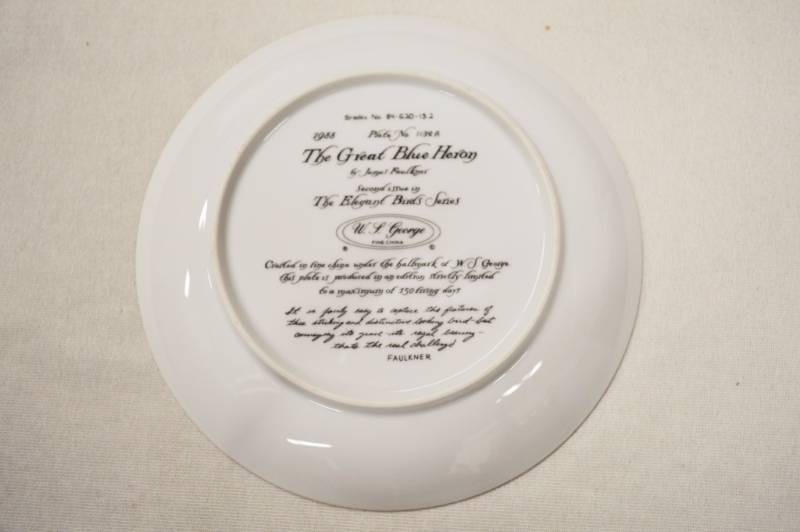 The Great Blue Heron Collectors Plate