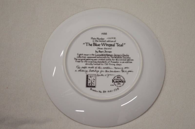 The Blue-Winged Teal Collectors Plate