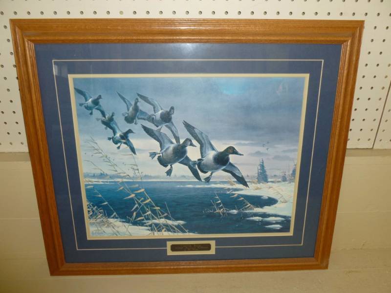 lot 2 image: Les Kouba Print